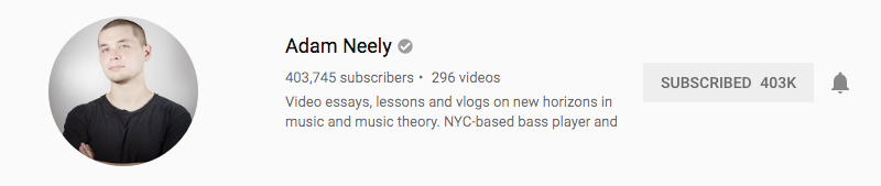 Adam Neely YouTube
