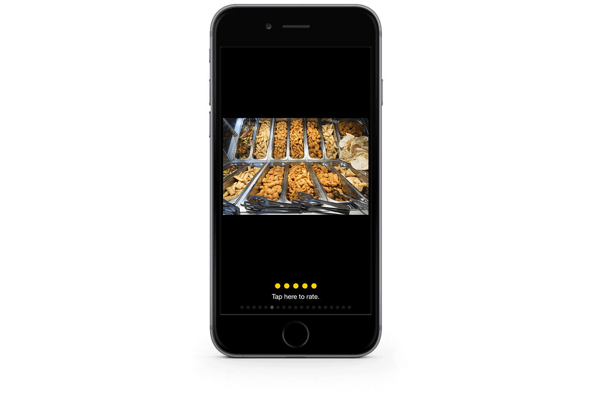 Restaurant Food Photograph in App