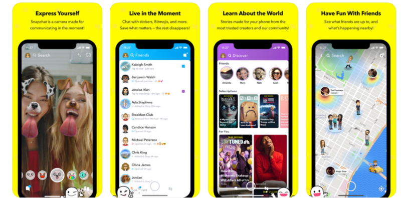 Snapchat's Screenshots on Apple's App Store