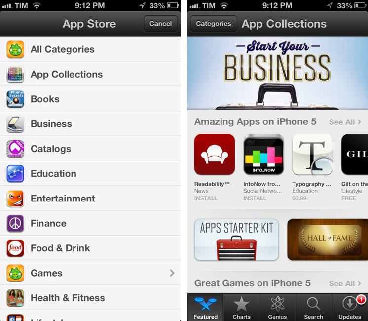 App Store Collections