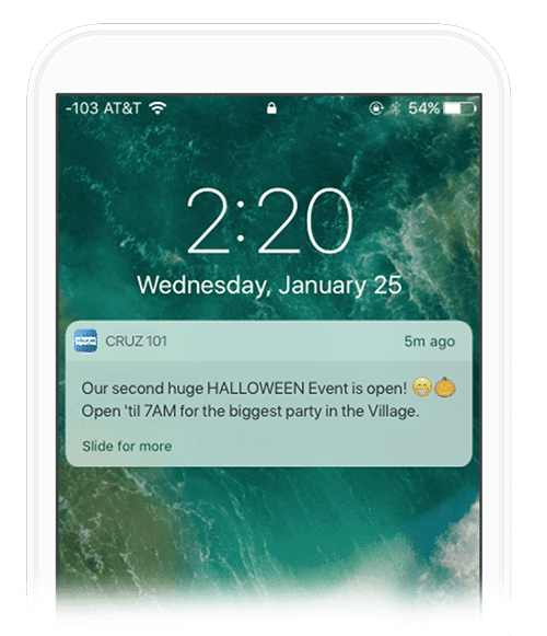 nightclub-app-push-notifications