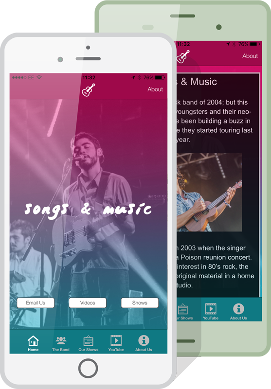 Make your own Band or Artist App