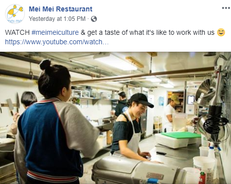 Mei Mei Restaurant Staff Facebook