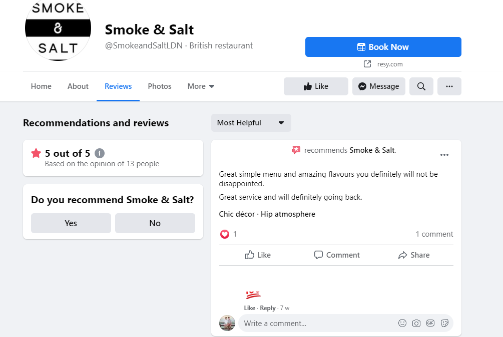 smoke and salt reviews section