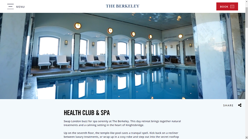 The Berkeley Spa Website