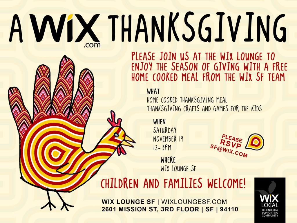 Wix Thanksgiving Meal
