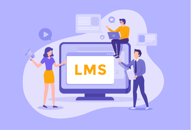 How does an LMS aid in automating training for new hires?