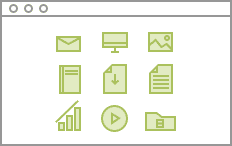 White Label App Builder Sales Collateral Icons